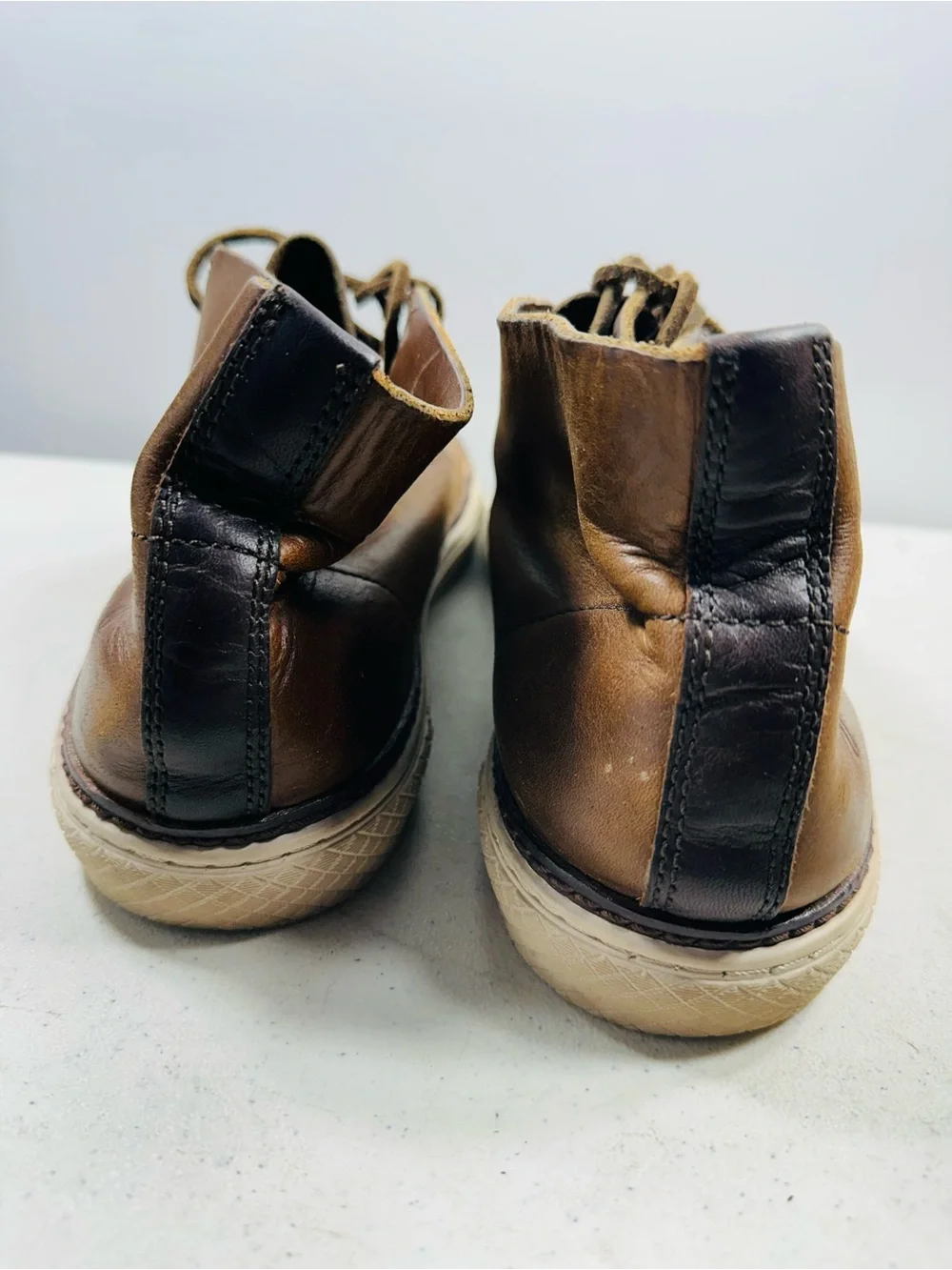 Frye Chukka Essex Gates Leather Cognac Boots Men’s Sz 10,5